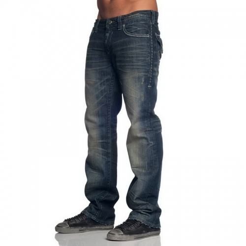 Mens jeans Affliction Blake Cutout Fleur Flap Venice price